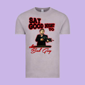 Say Good Night To The Bad Guy Vintage Tee Designed By Tuandangui