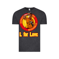 Vintage Black l for love Vintage Tee - tuanDangUi