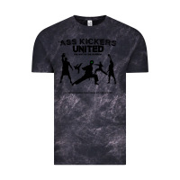 Cloud Black ass kickers united Vintage Tee - tuanDangUi
