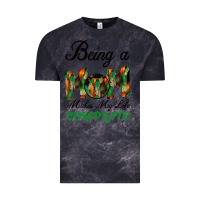 Cloud Black Being A Mom Makes My Life Complete For dark Vintage Tee - Bettercallsaul