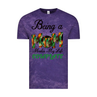 Cloud Purple Being A Mom Makes My Life Complete For dark Vintage Tee - Bettercallsaul