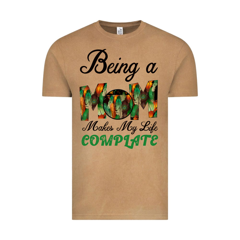 Being A Mom Makes My Life Complete For Dark Vintage Tee by Bettercallsaul | Teevron