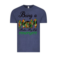 Vintage Denim Being A Mom Makes My Life Complete For dark Vintage Tee - Bettercallsaul