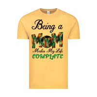 Vintage Mustard Being A Mom Makes My Life Complete For dark Vintage Tee - Bettercallsaul