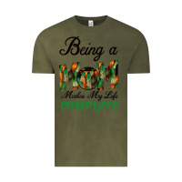Vintage Olive Being A Mom Makes My Life Complete For dark Vintage Tee - Bettercallsaul
