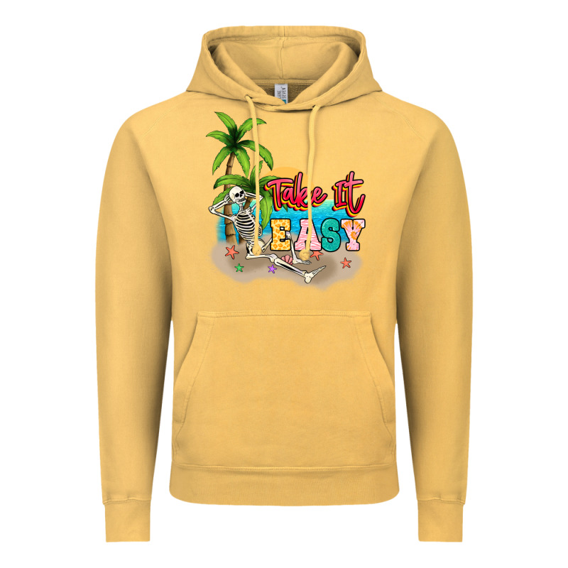 Take It Easy Vintage Hoodie by NancyCooperArtShop | Teevron