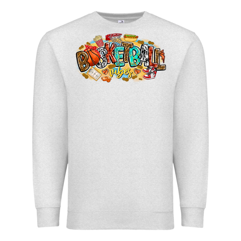 Basketball Vibes Premium Sweatshirt by CowhideDigitalArt | Teevron