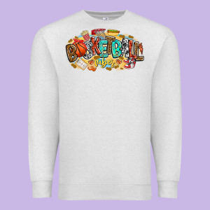 Basketball Vibes Premium Sweatshirt Designed By Cowhidedigitalart