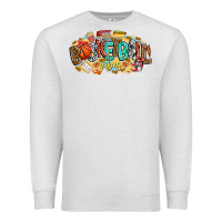 Oatmeal Heather basketball vibes Premium Sweatshirt - CowhideDigitalArt