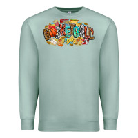 Seafoam basketball vibes Premium Sweatshirt - CowhideDigitalArt