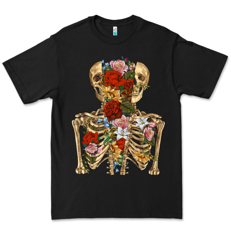 Flower Skeleton Premium Tee by RanaPortraitStore | Teevron