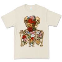 Bone flower skeleton Premium Tee - RanaPortraitStore