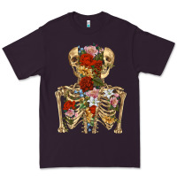 Plum flower skeleton Premium Tee - RanaPortraitStore