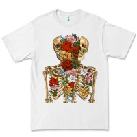 White flower skeleton Premium Tee - RanaPortraitStore