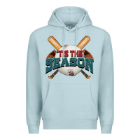 Blue Mist 'tis the season baseball Premium Hoodie - FaDigitalArtStudio