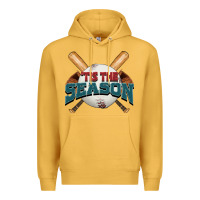 Mustard 'tis the season baseball Premium Hoodie - FaDigitalArtStudio