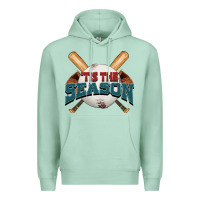 Seafoam 'tis the season baseball Premium Hoodie - FaDigitalArtStudio