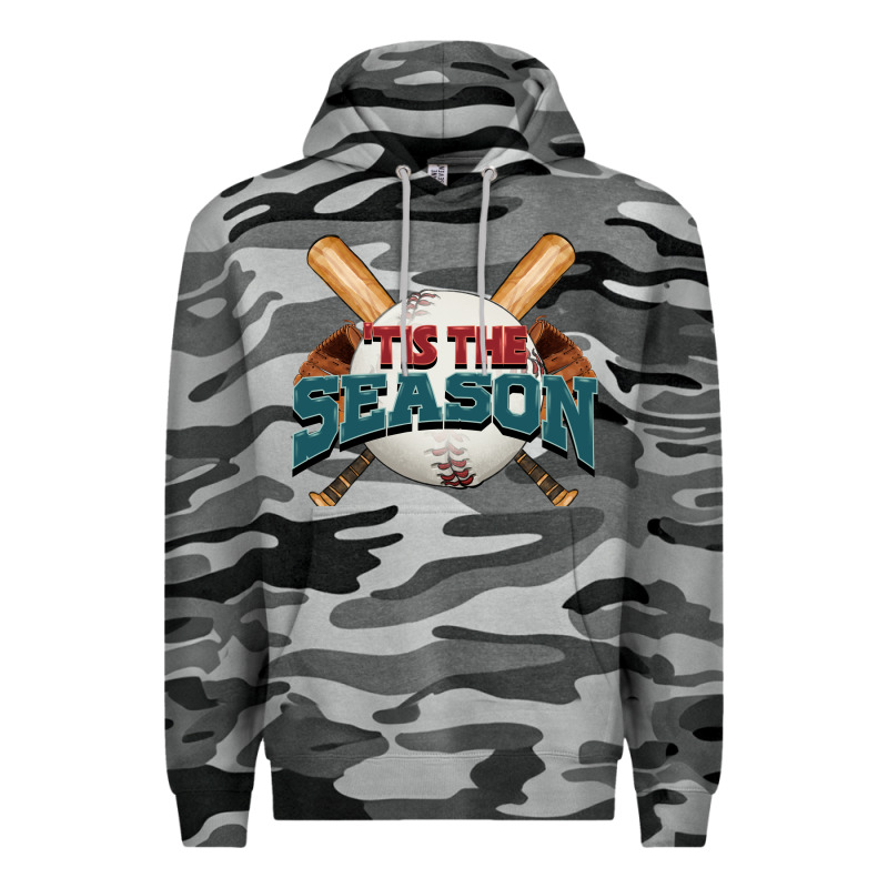 'tis The Season Baseball Premium Hoodie by FaDigitalArtStudio | Teevron