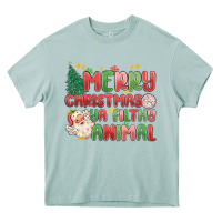 Arona merry christmas ya filthy animal Heavy Core Tee - MaliasSmallBusiness