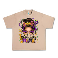 Burro mardi gras mama messy bun Urban Heavy Tee - texasbilliewilder