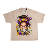French Oak mardi gras mama messy bun Urban Heavy Tee - texasbilliewilder