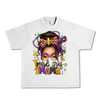 Lunar Rock mardi gras mama messy bun Urban Heavy Tee - texasbilliewilder