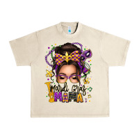 Sandshell mardi gras mama messy bun Urban Heavy Tee - texasbilliewilder