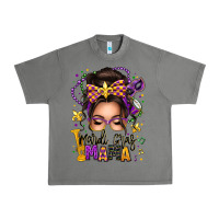 Tornado mardi gras mama messy bun Urban Heavy Tee - texasbilliewilder
