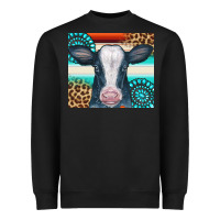 Black Cow Tumbler Heavyweight Sweatshirt - CowCowDesign