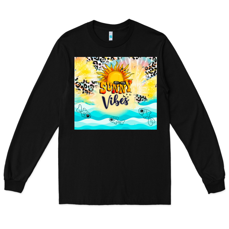 Sunny Vibes Long Sleeve Tee by TumblerDesignByShophia | Teevron