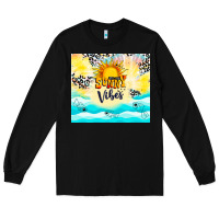 Black sunny vibes Long Sleeve Tee - TumblerDesignByShophia
