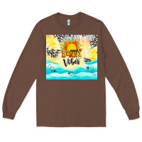 Chestnut sunny vibes Long Sleeve Tee - TumblerDesignByShophia