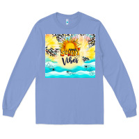 Colony Blue sunny vibes Long Sleeve Tee - TumblerDesignByShophia
