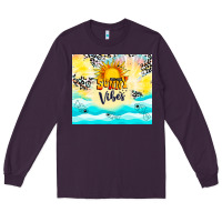 Plum sunny vibes Long Sleeve Tee - TumblerDesignByShophia