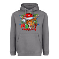Storm Mooey Christmas Heavyweight Hoodie - CowhideDigitalArt