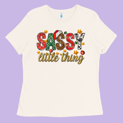 Sassy Litte Thing Ladies Tee Designed By Nancycooperartshop