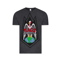 Vintage Black classic kaos   global domination Vintage Tee - tuanDangUi