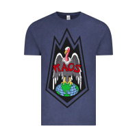Vintage Denim classic kaos   global domination Vintage Tee - tuanDangUi