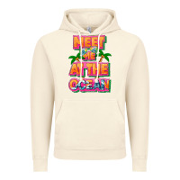 Vintage Artic Meet me at the ocean Summer Vintage Hoodie - NancyCooperArtShop