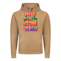 Vintage Camel Meet me at the ocean Summer Vintage Hoodie - NancyCooperArtShop