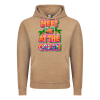 Vintage Coffee Meet me at the ocean Summer Vintage Hoodie - NancyCooperArtShop