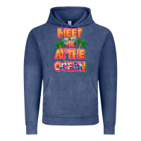 Vintage Denim Meet me at the ocean Summer Vintage Hoodie - NancyCooperArtShop