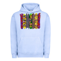 Mardi Gras Crawfish Cake And Mask With Leopar And Fleur De Lis Brushst Urban Hoodie | Teevron