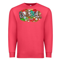 Cardinal baseball vibes Premium Sweatshirt - CowhideDigitalArt