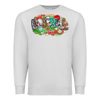 Dove Grey baseball vibes Premium Sweatshirt - CowhideDigitalArt