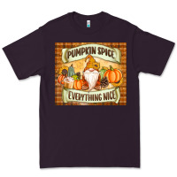 Plum Pumpkin Spice Everything Nice Gnome Premium Tee - MaliasSmallBusiness