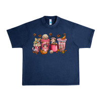 Navy cafecito y chisme coffee cups Urban Heavy Tee - texasbilliewilder