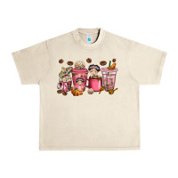 Sandshell cafecito y chisme coffee cups Urban Heavy Tee - texasbilliewilder