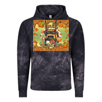 Cloud Black fall school bus Vintage Hoodie - texasbilliewilder