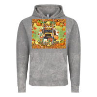 Cloud Rock fall school bus Vintage Hoodie - texasbilliewilder